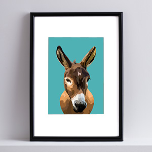 Prints: donkey